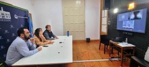 Reunión con integrantes del Centro Universitario Azuleño